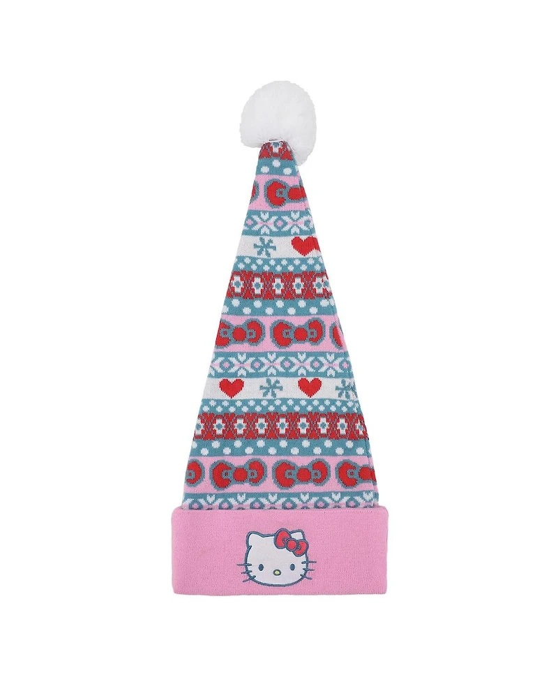 Hello Kitty Men's Holiday Pattern Santa Hat