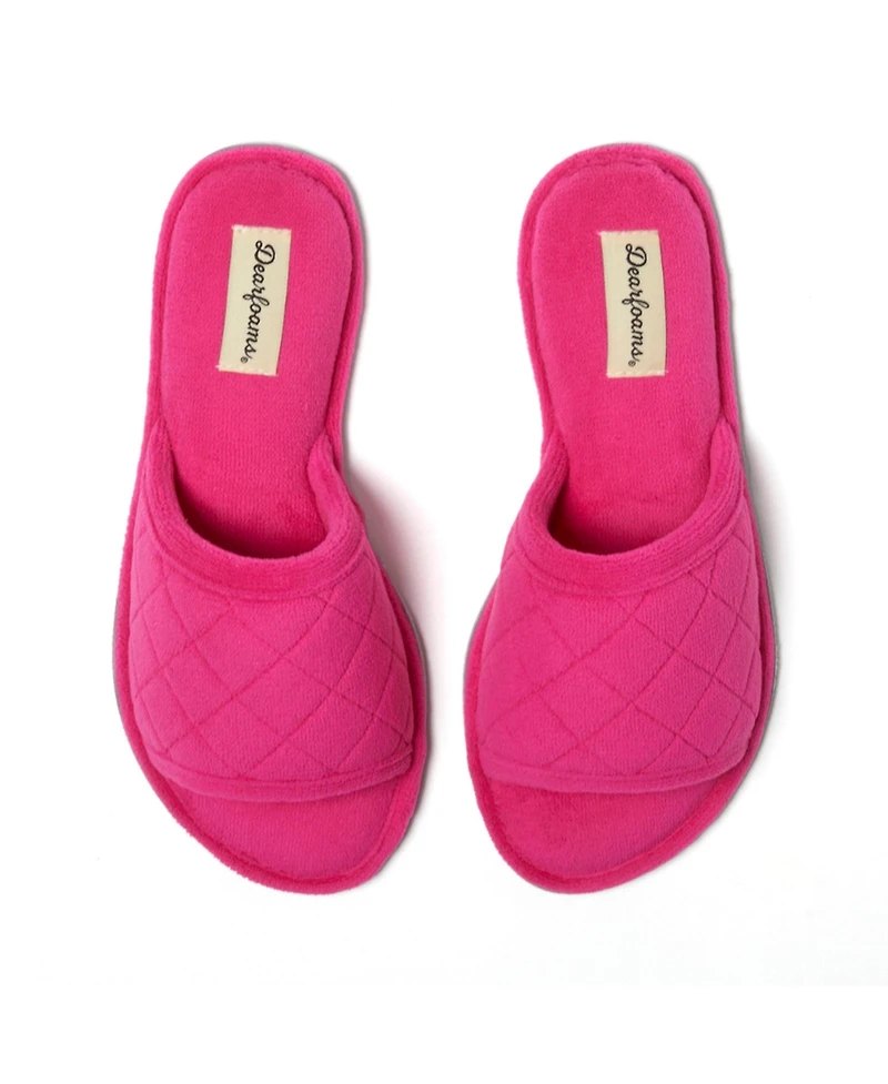 Dearfoams Beatrice Terry Slide Slipper