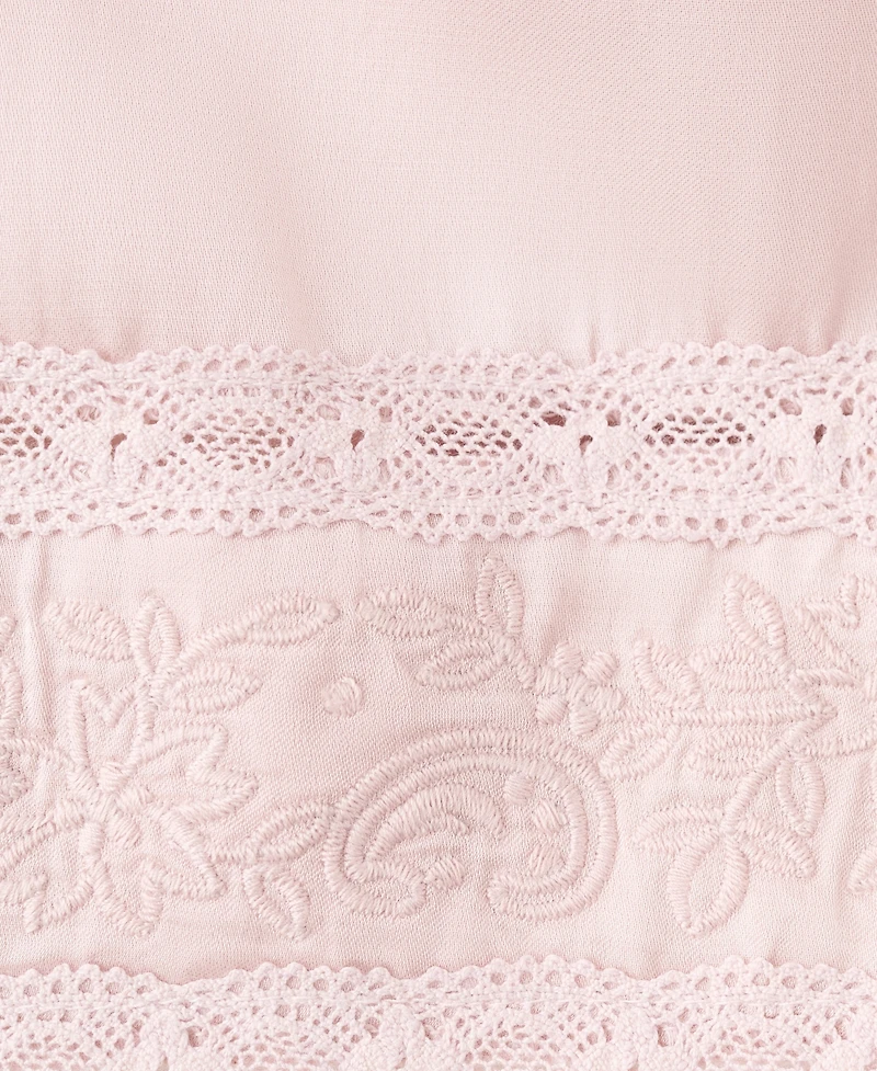 Mango Women's Lace Detail Pajama Shorts
