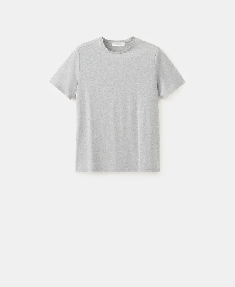 Mango Women's Lyocell Cotton Short-Sleeve T-Shirt