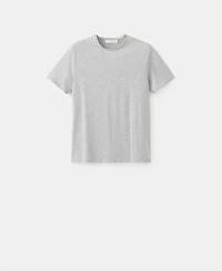 Mango Women's Lyocell Cotton Short-Sleeve T-Shirt