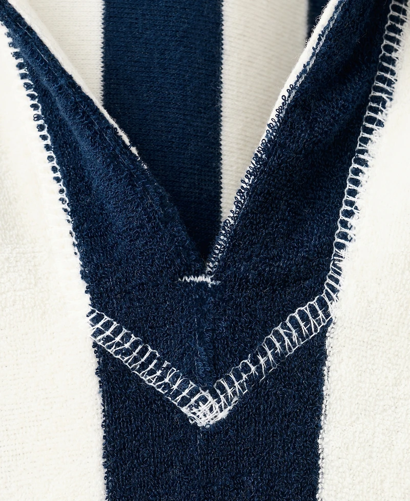 Mango Women's Striped Terry Cotton Sweatshirt
