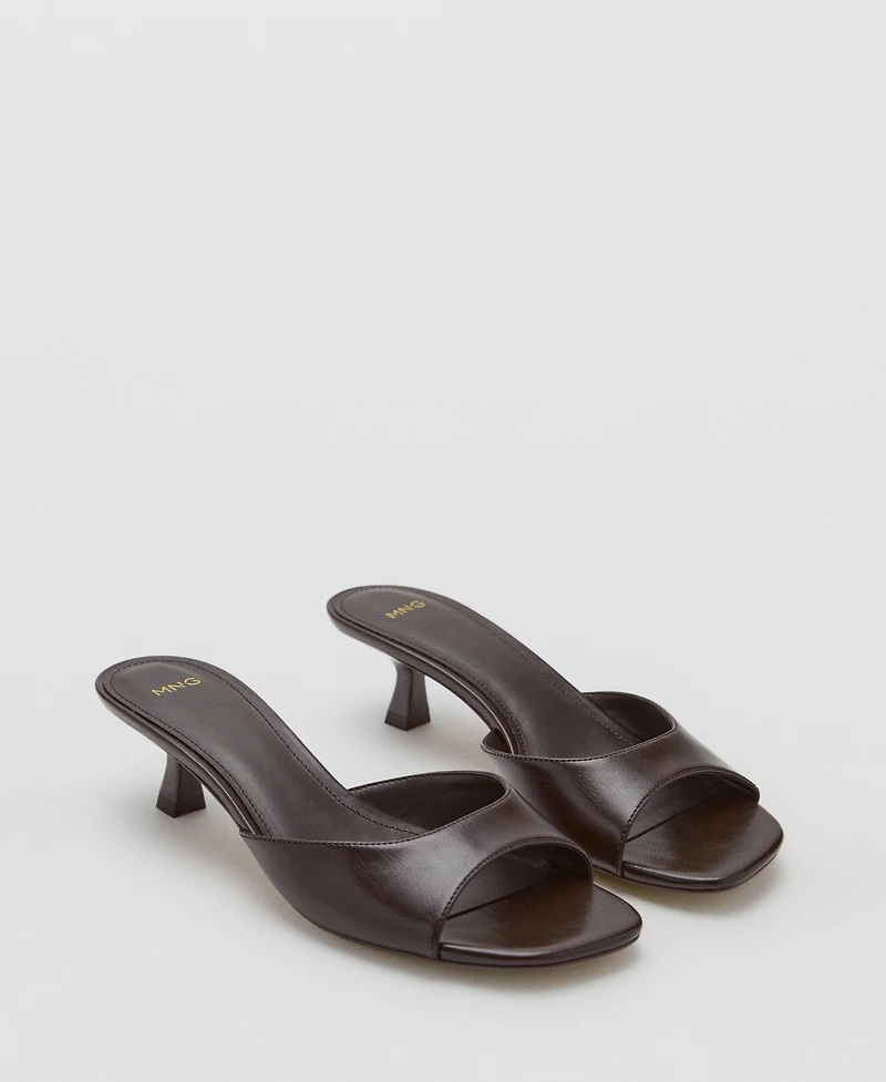 Mango Women's Kitten Heel Sandals