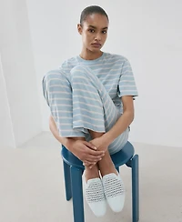 Mango Women's Cotton Striped Pajama Pants