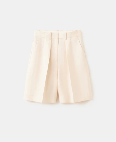 Mango Women's Straight-Fit Lyocell Bermuda Shorts