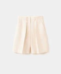 Mango Women's Straight-Fit Lyocell Bermuda Shorts