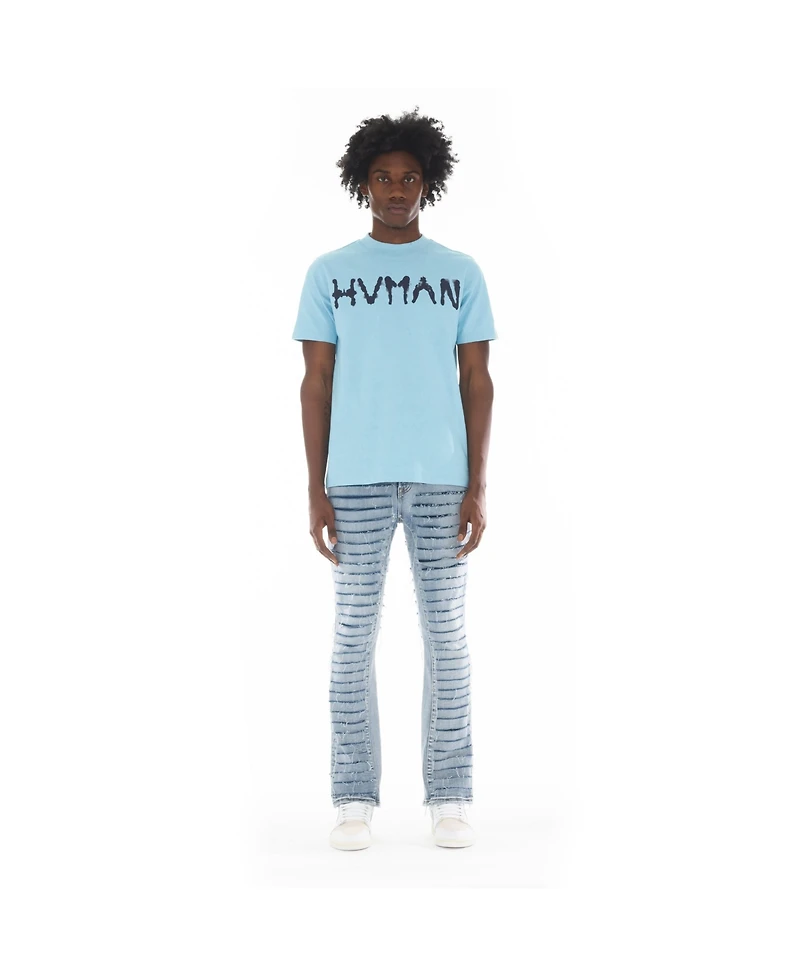 Hvman Chosen To Prevail x Cult Men's Mars Bootcut Bleach