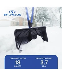 Snow Joe Shovelution Snow Shovel Strain Reducing with Assisted Handle, Sj-SHLV01