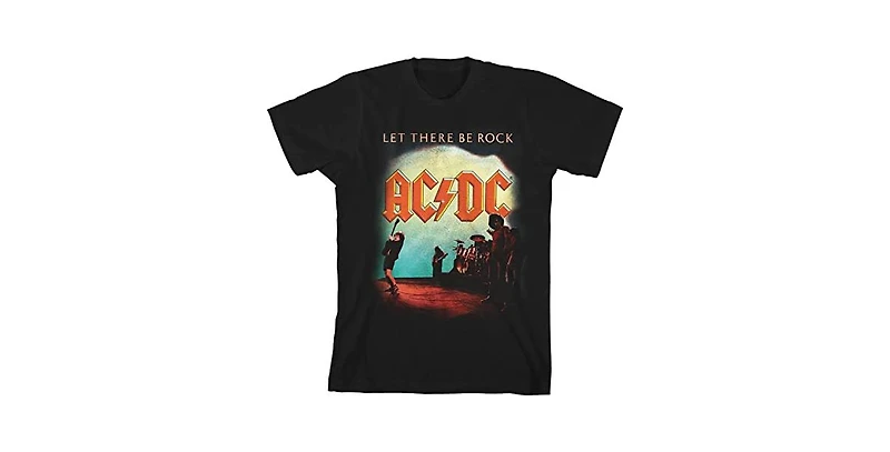 Ac/Dc Boys Acdc Let There Be Rock Youth Black