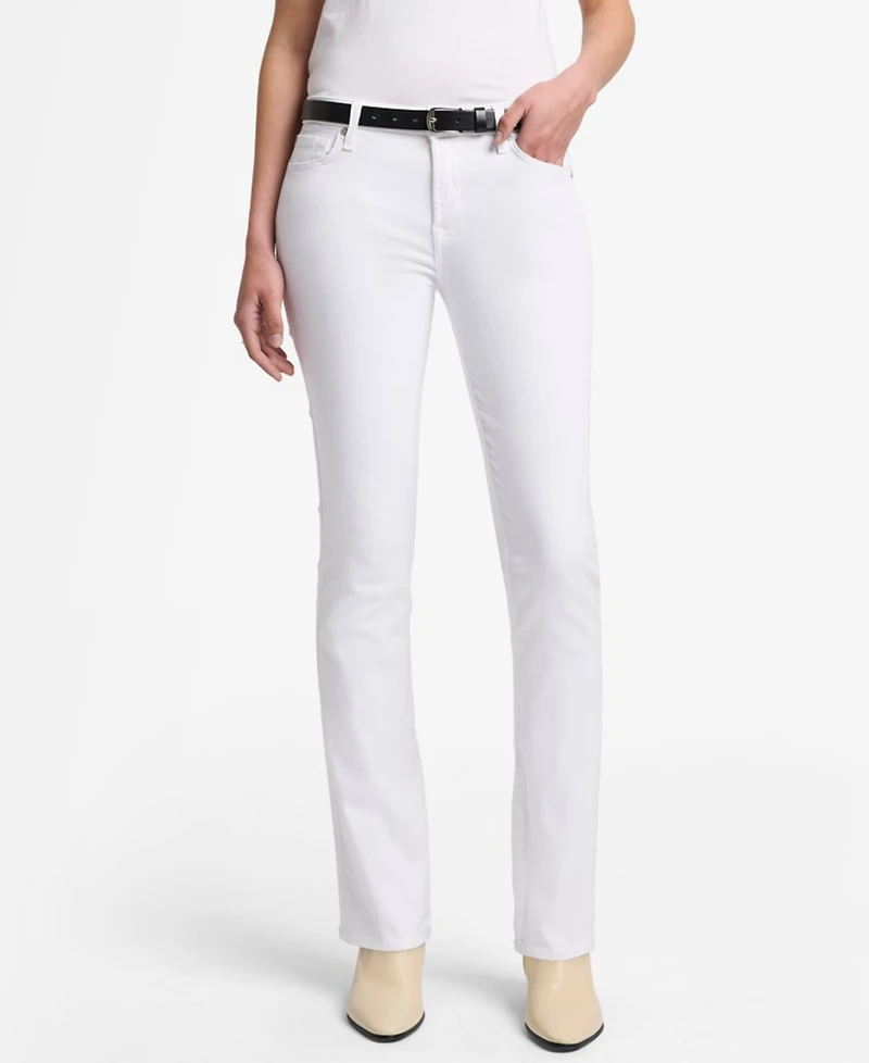 7 For All Mankind Women's Kimmie Straight-Leg Mid-Rise Jeans