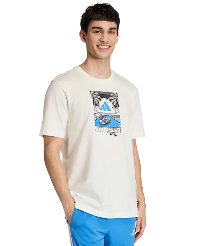 adidas Men's Summer Slides Relax Graphic T-Shirt