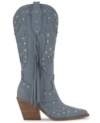 Jessica Simpson Women's Piarin Tall Fringe Western Cowboy Boots