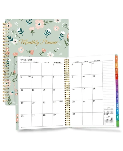 Gnuadz Monthly Planner 2026-2027 18 Months Spiral Binding Organizer