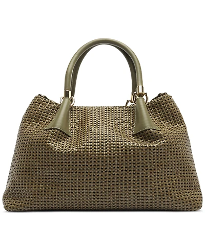 Arezzo Eva Small Leather Tote Handbag