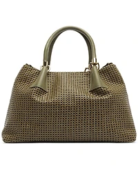 Arezzo Eva Small Leather Tote Handbag