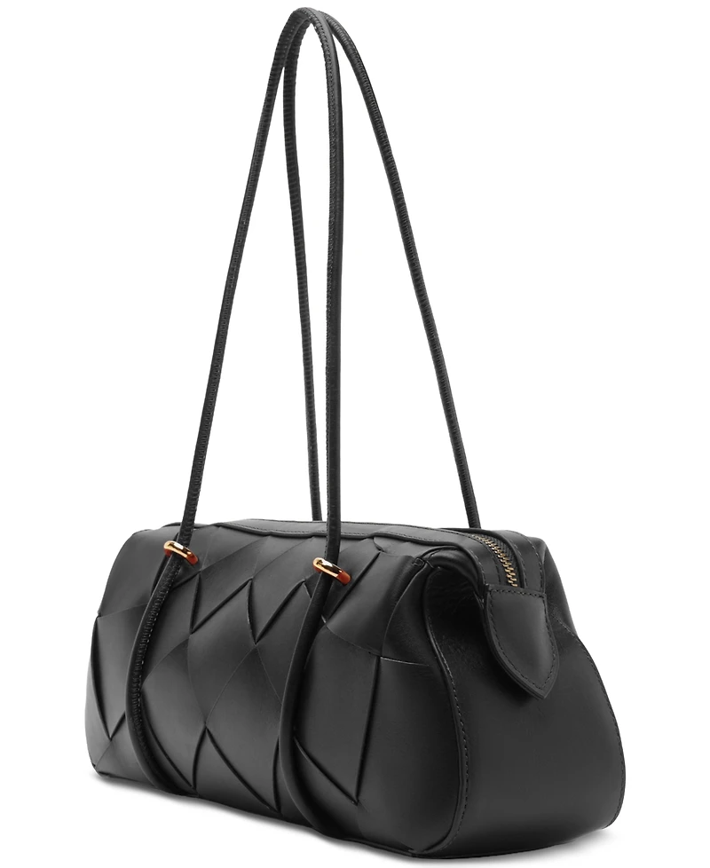 Arezzo Sarah Large Leather Shoulder Handbag