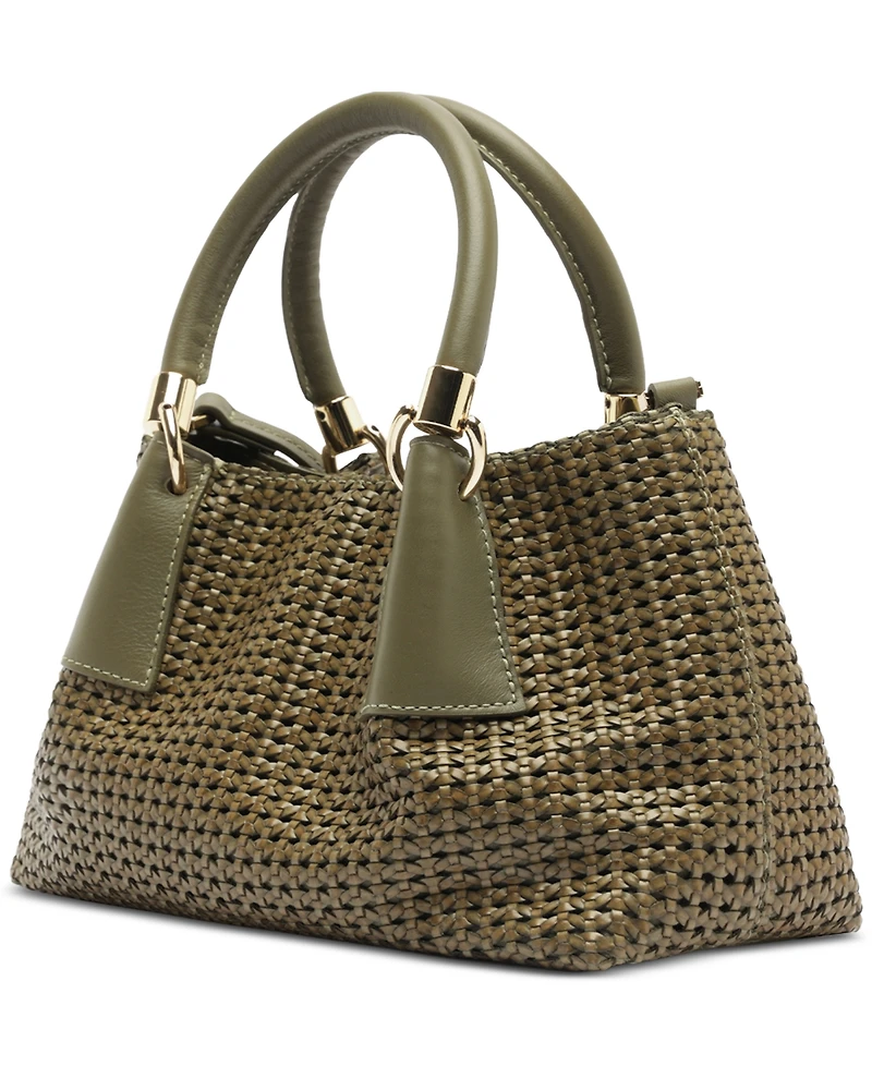 Arezzo Eva Medium Leather Tote Handbag
