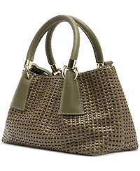Arezzo Eva Medium Leather Tote Handbag