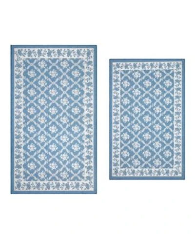 Laura Ashley Printed Chenille Merley Accent Rugs
