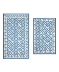 Laura Ashley Printed Chenille Merley Accent Rugs