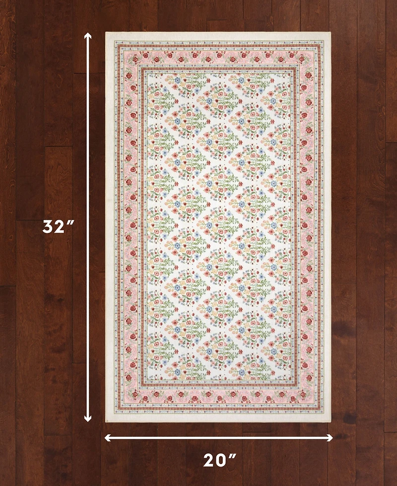 Laura Ashley Printed Chenille Deaney Accent Rug, 20"x 32"