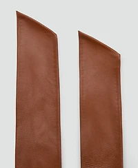 Mango Women's Leather Cummerbund Belt