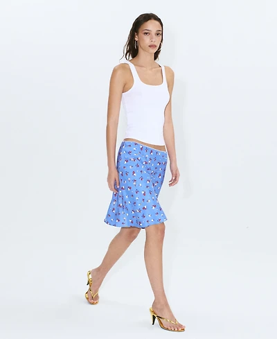 Mango Women's Floral Print Skirt
