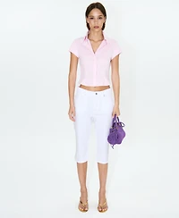 Mango Women's Fitted Cotton Shirt