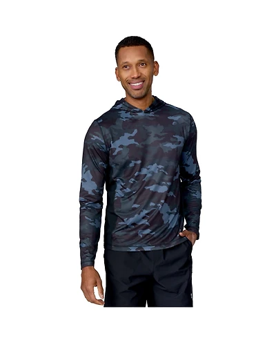 Free Country Men's SunFree Upf Printed Hoodie