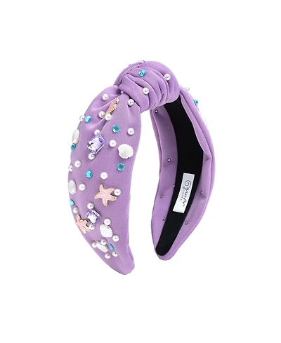 Sweet Wink Little and Big Girls Mermaid Gemstone Headband
