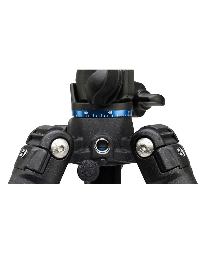 Benro Go Plus FGP28A 4-Section Aluminum Travel Tripod with Integrated Monopod, 65.2" Maximum Height