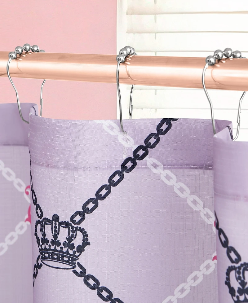Juicy Couture Fabric 13-Pc. Shower Curtain Set
