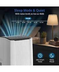 Xo Portable Air Conditioner, Cools/Heats Up to 550 Sq.Ft, 12000 Btu