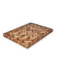 Teakhaus Teak Herringbone Xl Cutting Board, 24" x 18"