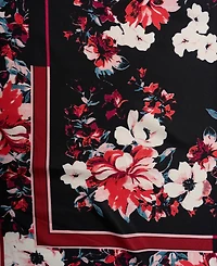 Vince Camuto Posy Floral Border Square Scarf