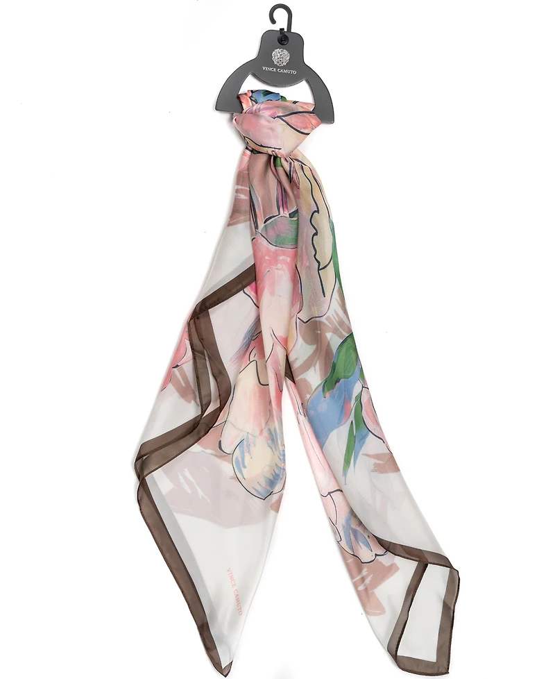 Vince Camuto Peony Square Scarf