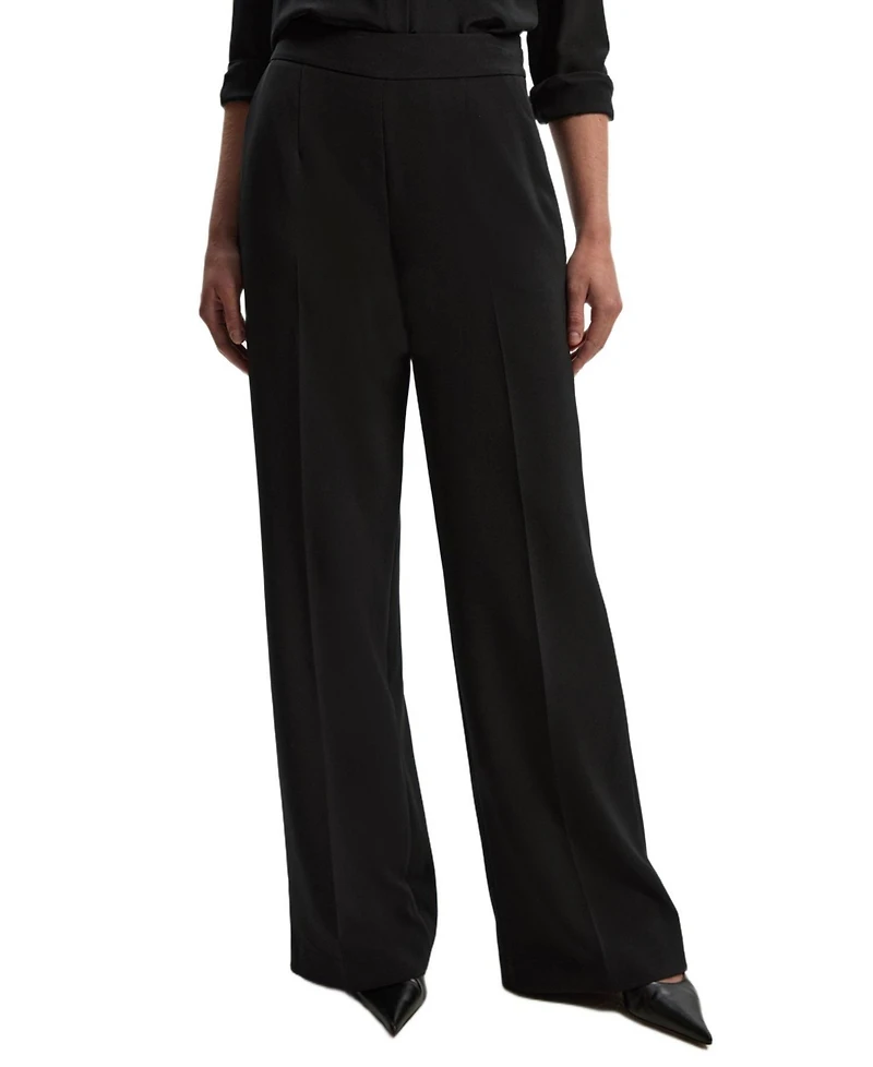 Karen Millen Women's Archive Satin Kickflare Trouser