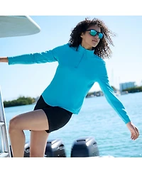 Free Country Women's Sun Breeze / Zip Sunshirt