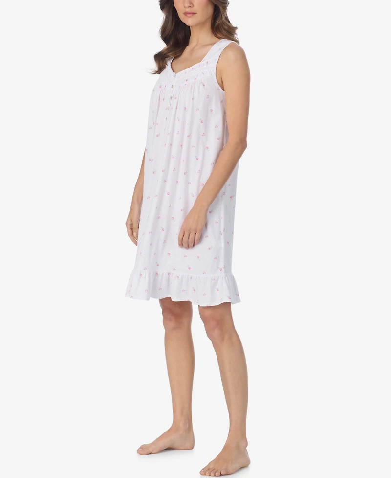Eileen West Women's Sleeveless Short Nightgown
