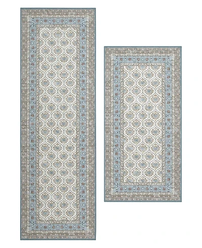 Laura Ashley Imagine Printed Chenille 2-Pc. Runner Rug Set