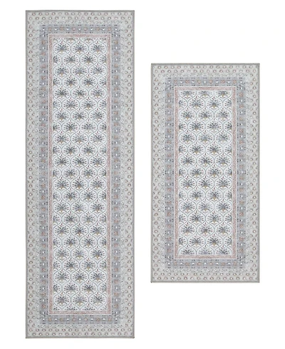 Laura Ashley Imagine Printed Chenille 2-Pc. Runner Rug Set