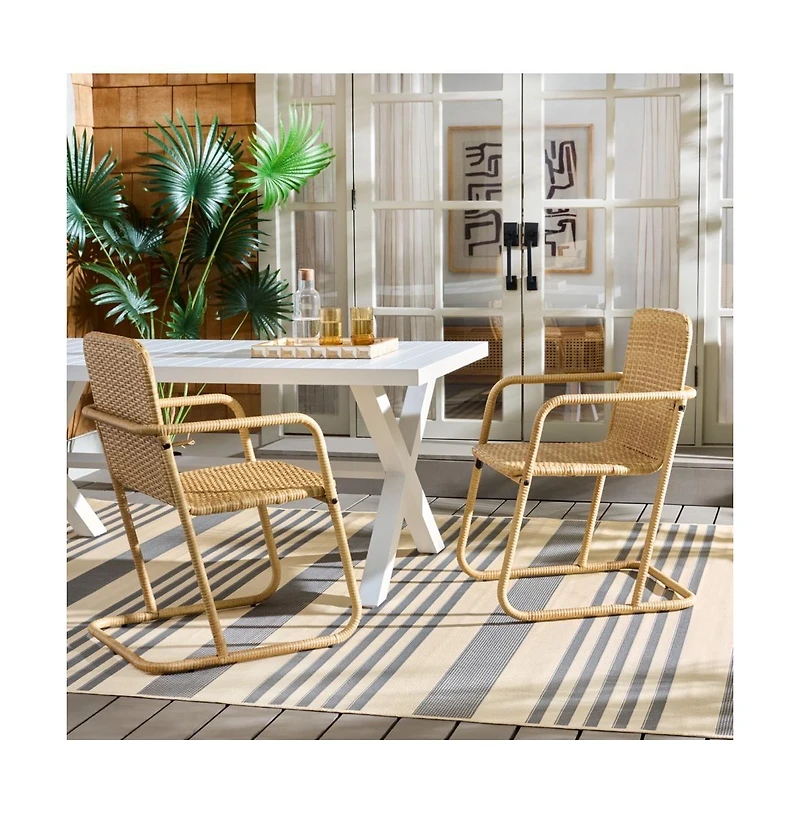 Augusta Home Drew Outdoor Dining Chair (Set of 2)