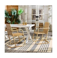Augusta Home Drew Outdoor Dining Chair (Set of 2)