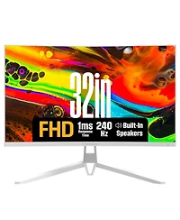 Westinghouse 32" Curved Gaming Monitor, 240Hz, 1080p, 1500R, Amd FreeSync, Built-in Speakers