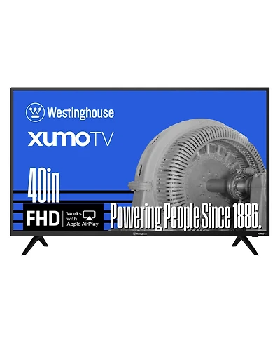 Westinghouse 40" Full Hd 1080p Xumo Smart Tv w/ Apple AirPlay, HomeKit & Voice Remote