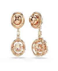 Swarovski Rose Gold-Tone Plated Star Inspired Drop Earrings