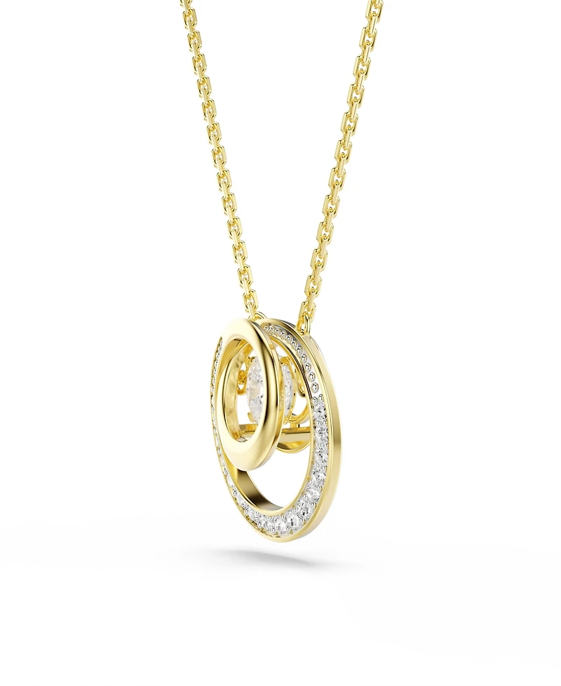 Swarovski Gold-Tone Plated Hyperbola Pendant Necklace