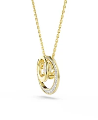 Swarovski Gold-Tone Plated Hyperbola Pendant Necklace