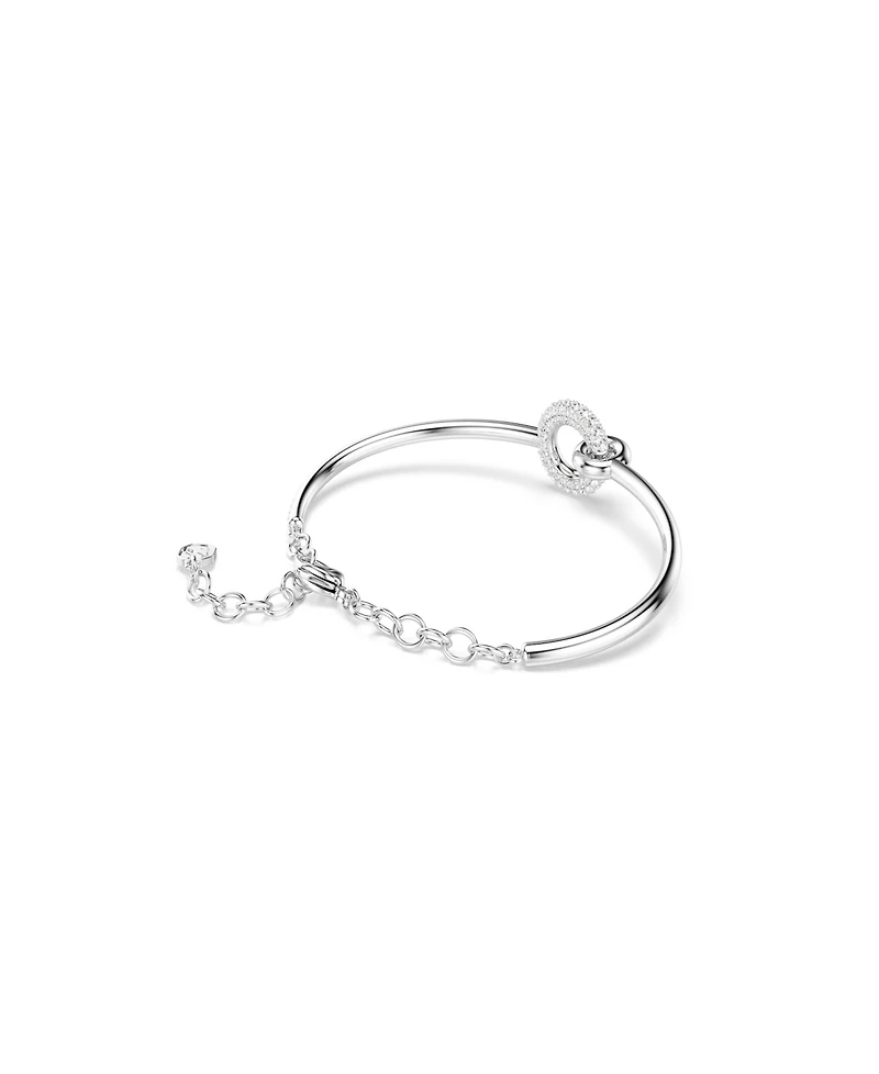 Swarovski Rhodium-Plated Dextera Bangle Bracelet