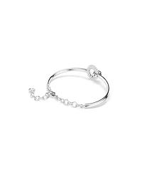 Swarovski Rhodium-Plated Dextera Bangle Bracelet
